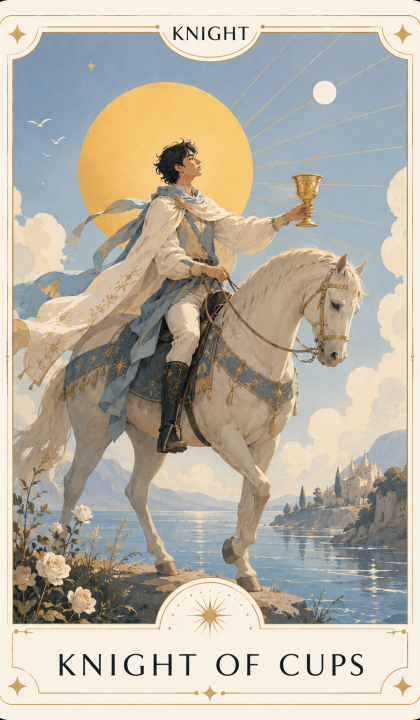 컵 기사 Rider–Waite–Smith 카드