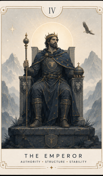 황제 Rider–Waite–Smith 카드